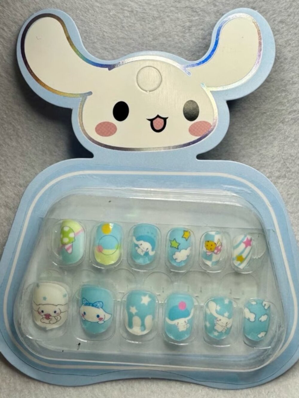 Cinnamoroll Sanrio Press On Nails Childrens Size